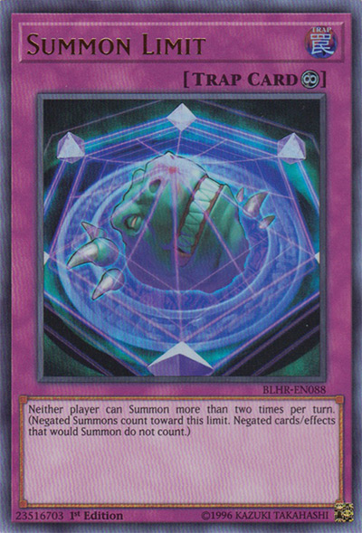 13 summon limit yugioh card