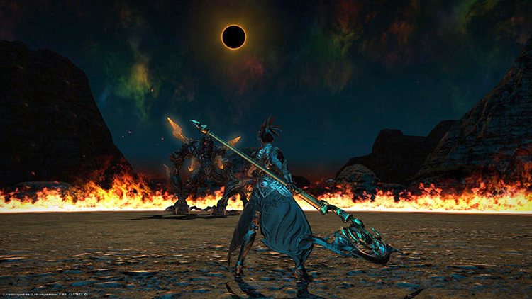 01 ffxiv ifrit in the pits of southern thanalan screenshot